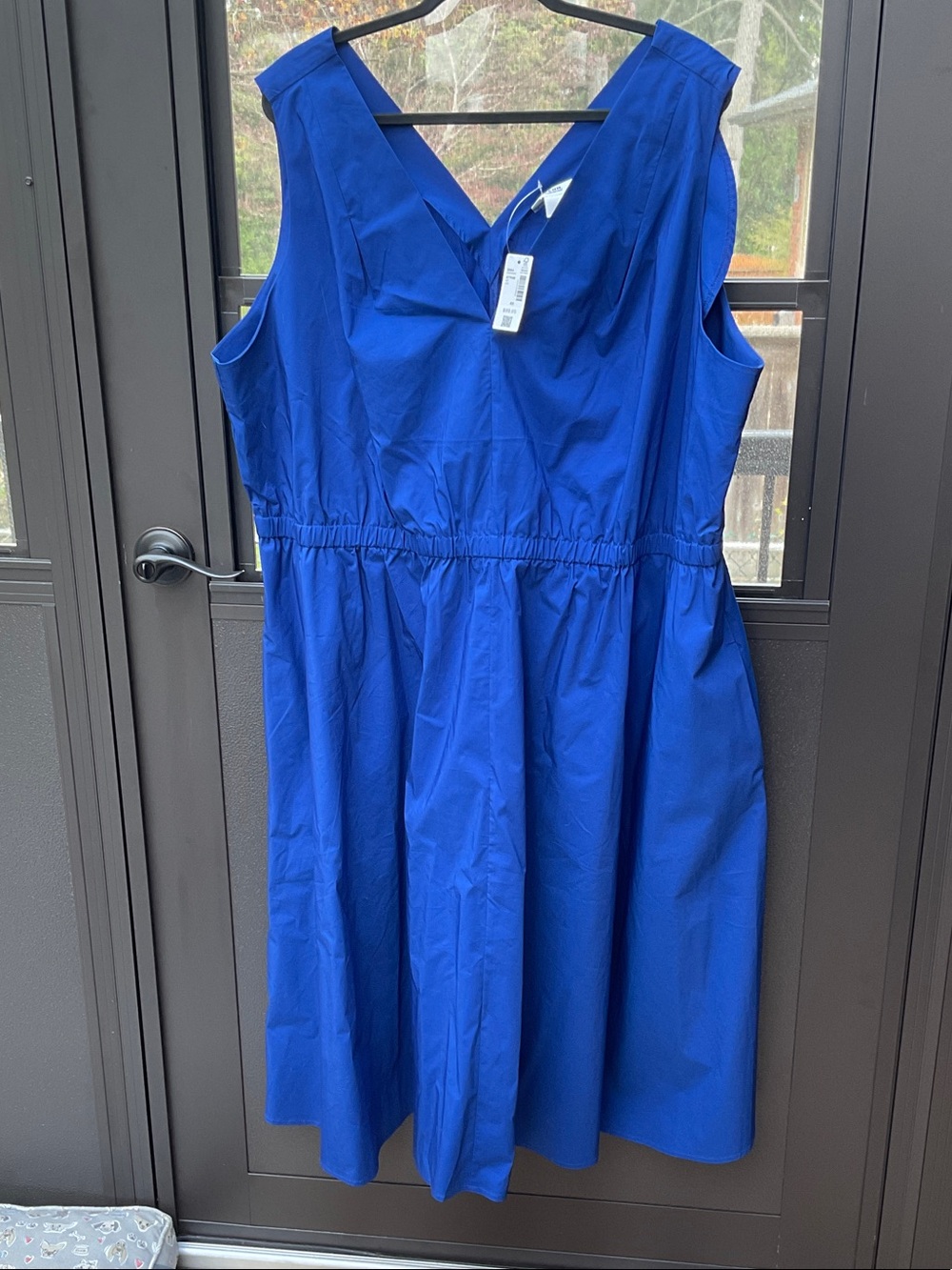 Penningtons Royal Blue Sleeveless Midi Dress NWT